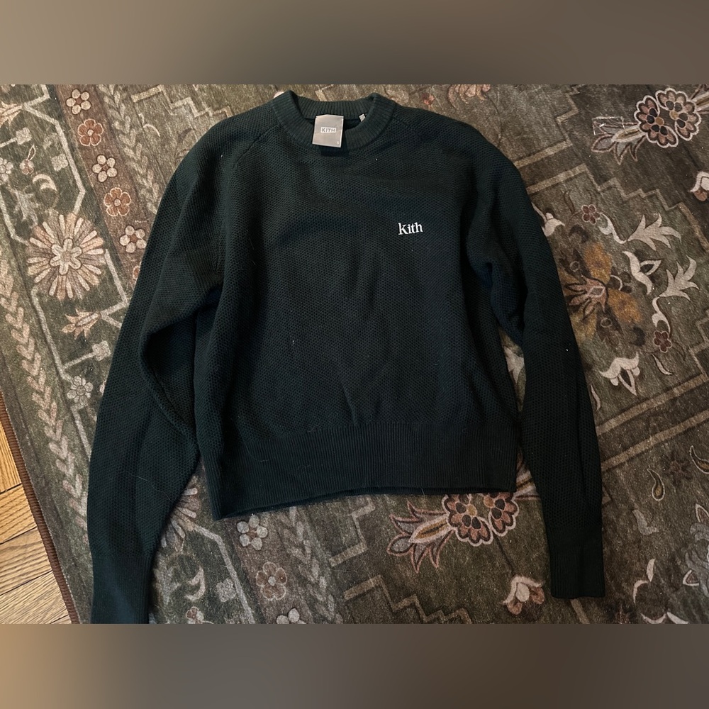 Kith Women’s Green Sweater Size Small